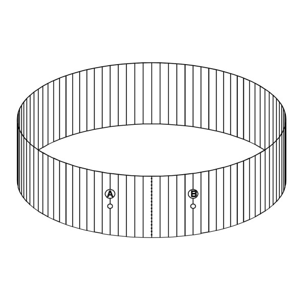 Bestway® Ersatzteil Stahlwandrahmen für Hydrium™ Stahlwandpools Ø 460 x 120 cm, rund