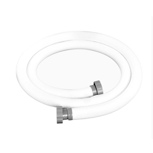 Bestway® Ersatzteil Filterpumpenschlauch mit Muttern (weiß / Ø 38 mm / 300 cm)