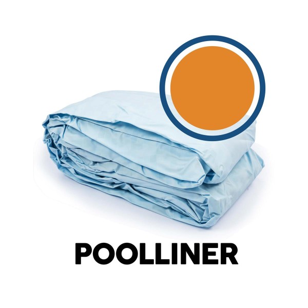 Bestway® Ersatzteil Poolfolie (orange) für Steel Pro™ UVCareful™ Splash-in-Shade Pool 244 x 51 cm
